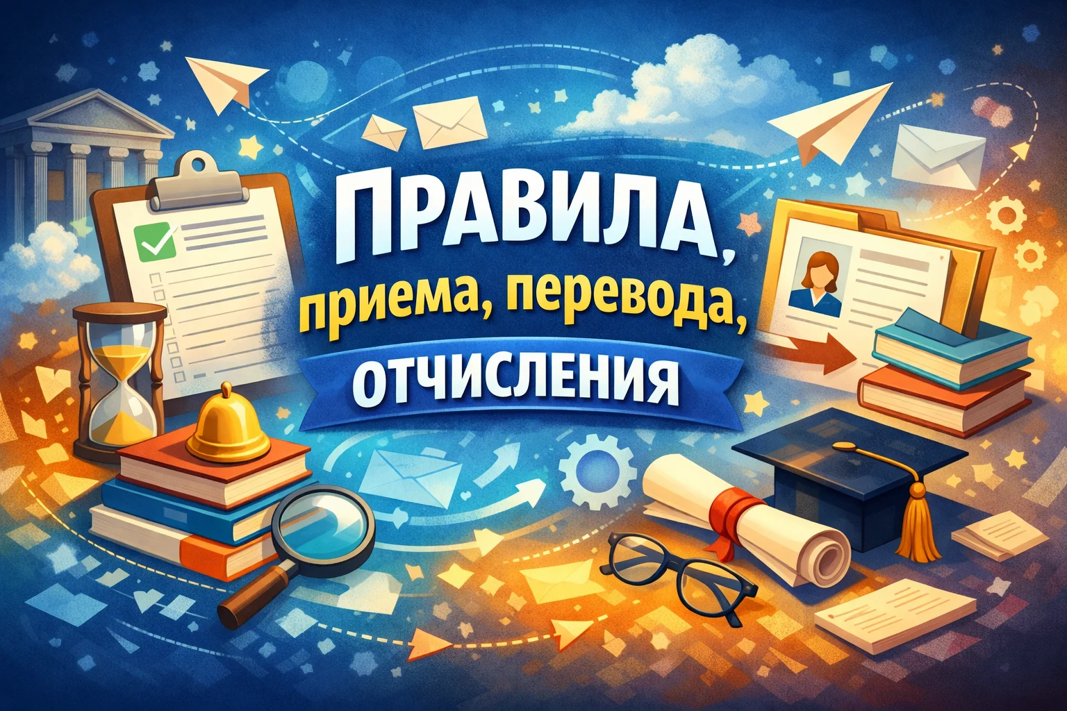 Правила приема, перевода, отчисления.